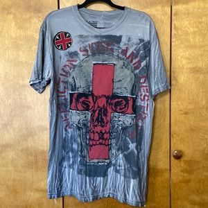 Rare vintage Affliction Seek and Destroy T-shirt XL